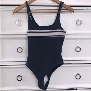 ✰ navy blue garage body suit!
